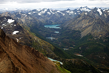 Mountain landscape, Martial Alps, Tierra del Fuego, Argentina, South America