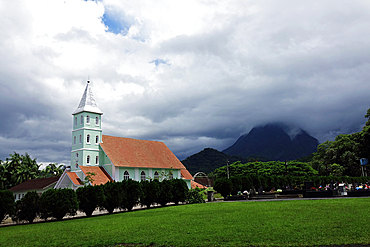 A church in the Serra do Mar, Santa Catarina, Brazil, South America