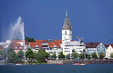 Friedrichshafen and Lake Konstanz (Laek Constance) (Bodensee), Baden-Wurttemberg, Germany, Europe