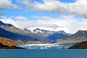 The Southern Patagonian Icecap terminating in Lago Viedmar, El Chalten, Patagonia, Argentina, South America