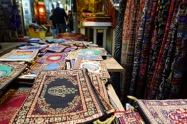 Carpets on sale in the Old City of Jerusalem, Israel