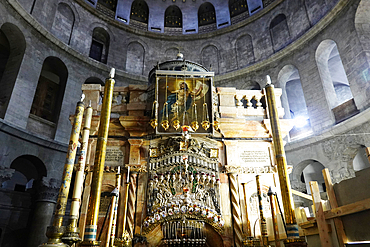 Church of the Holy Sepulchre, Jerusalem, which contains the two holiest sites in Christianity