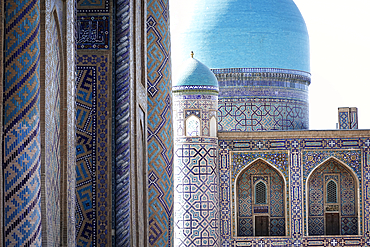 The world-famous Islamic architecture of Samarkand, UNESCO World Heritage Site, Uzbekistan, Central Asia, Asia