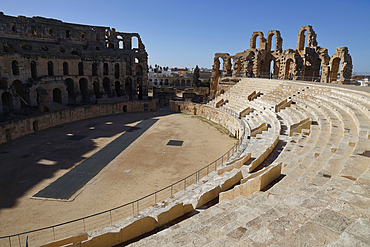 The Roman amphitheatre of El Jem, a UNESCO World Heritage site, is an oval amphitheatre in the modern-day city of El Jem, Tunisia (formerly Thysdrus in the Roman province of Africa)