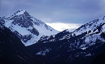 Alpine scenery near Sonthofen in the southern Bavarian Alps