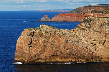 Cliffs at Cabo de Sao Vicente, Algarve, Portugal