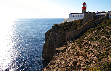 Cliffs at Cabo de Sao Vicente, Algarve, Portugal