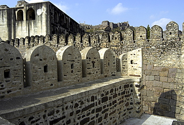 Golconda Fort, Hyderabad, Andhra Pradesh, India, Asia