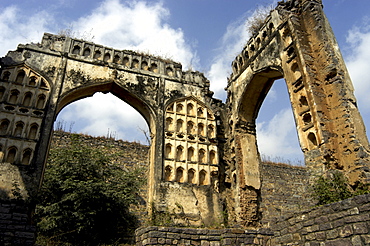 Golconda Fort, Hyderabad, Andhra Pradesh, India, Asia