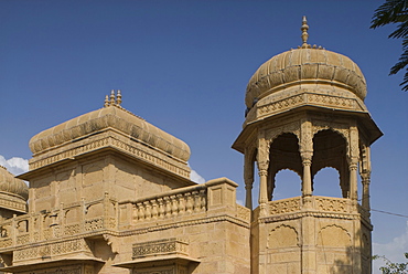 Entrance to Gadsisar Lake, Jaisalmer, Rajasthan, India, Asia