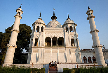 The treasury, built for architectural symmetry at the Chota Imambara in Lucknow, Uttar Pradesh, India, Asia