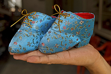 Chinese bound feet shoes, Melaka, Malaysia, Southeast Asia, Asia