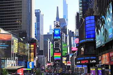 Times Square, Manhattan, New York City, New York, United States of America, North America