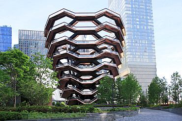 The Vessel, Staircase, Hudson Yards, Public Square and Gardens, Manhattan, New York City, New York, United States of America, North America