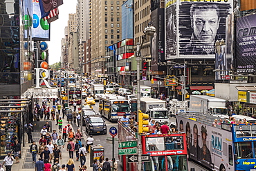 Times Square, Theatre District, Midtown, Manhattan, New York City, New York, United States of America, North America