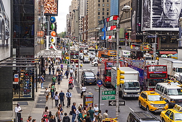 Times Square, Theatre District, Midtown, Manhattan, New York City, New York, United States of America, North America