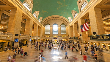 The main concourse of Grand Central Station, Manhattan, New York, United States of America, North America