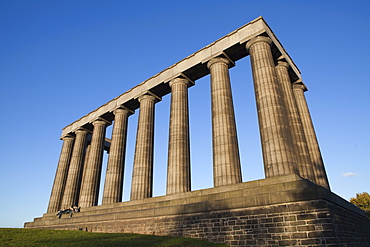 The National Monument, Calton Hill, Edinburgh, Lothian, Scotland, United Kingdom, Europe