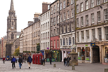 Royal Mile, Old Town, Edinburgh, Lothian, Scotland, United Kingdom, Europe