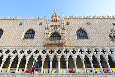 Doge's Palace, St. Mark's Square, Venice, UNESCO World Heritage Site, Veneto, Italy, Europe