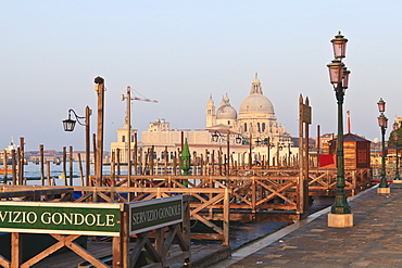 Riva degli Schiavoni and Santa Maria della Salute, Venice, UNESCO World Heritage Site, Veneto, Italy, Europe