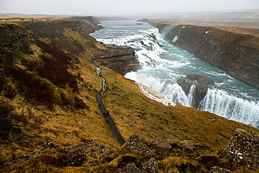 Gullfoss waterfall, Iceland, Polar Regions