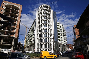 New buildings in Prizren, Kosovo, Europe