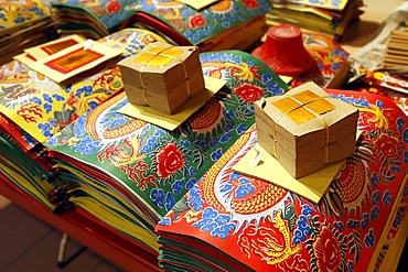 Offerings that are burned in kilns, Guan Di Chinese Taoist Temple, Kuala Lumpur, Malaysia, Southeast Asia, Asia