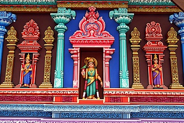 Hindu deities, Hindu Temple and Shrine of Batu Caves, Kuala Lumpur, Malaysia, Southeast Asia, Asia