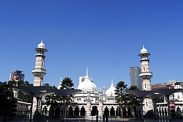 Jamek Mosque (Masjid Jamek Sultan Abdul Samad), Kuala Lumpur, Malaysia, Southeast Asia, Asia