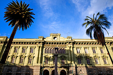 Heritage building (Maldonado National College) in Riobamba, Ecuador, South America