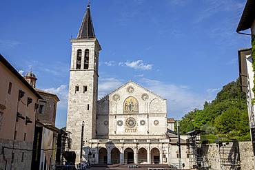 Cattedrale di Santa Maria Assunta (Duomo di Spoleto) (Saint Mary's Assumption Cathedral), Spoleto, Umbria, Italy, Europe