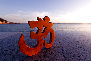 The Om (Aum symbol), one of the most important spiritual sounds in Hinduism, Ho Chi Minh City, Vietnam, Indochina, Southeast Asia, Asia