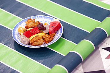 Iftar (Ramadan dinner breaking the day-long fast) at Saigon Mosque, Ho Chi Minh City, Vietnam, Indochina, Southeast Asia, Asia