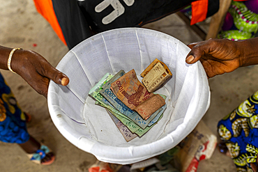 Microfinance and saving group in Our Lady of the Immaculate Conception church, Tohoue, Benin