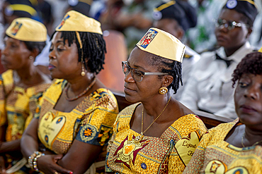 Mass in St. Anthony's Catholic Church, Hanoukope, Lome, Togo