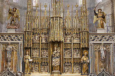 Saint Thecla’s cathedral, Tarragona, Spain. High altarpiece, Catalan gothic, Pere Joan, 1434