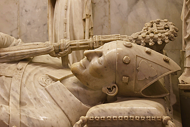 Saint Thecla’s cathedral, Tarragona, Spain. Sepulcher of John of Aragon (detail)