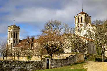 Vezelay abbey, Sainte-Marie-Madeleine basilica, Yonne, France