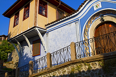 Traditional houses, Old Town, Plovdiv, Bulgaria, Europe