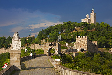 Fortress of Tsarevets, Main Gate, Church of the Blessed Saviour and Patriarchal Complex, Veliko Tarnovo, Bulgaria, Europe