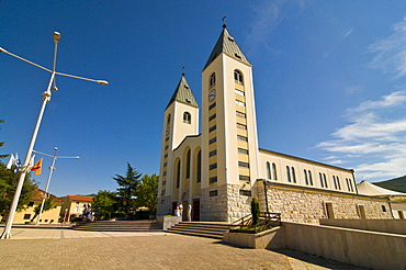 Marian shrine at the Catholic church of Medugorje, Bosnia-Herzegovina, Europe