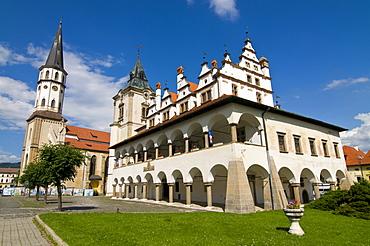 Town hall of Levoca, Levoca, Slovakia, Europe