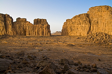 Wonderful rock formations in the Sahara Desert, Algeria, North Africa, Africa