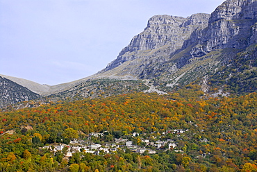 Zagoria mountain village near the Vikos Gorge, Epiros, Greece, Europe