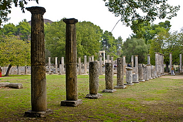 The ancient town of Olympia, UNESCO World Heritage Site, Peloponnese, Greece, Europe