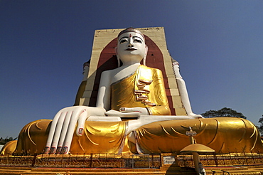 KyaikPun Buddha, Bago, Myanmar, Asia