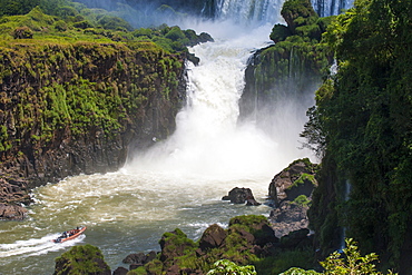 The Iguazu waterfalls, Iguazu National Park, UNESCO World Heritage Site, Argentina, South America