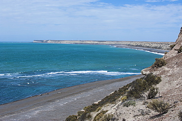 View over Punta Ninfas, Chubut, Argentina, South America