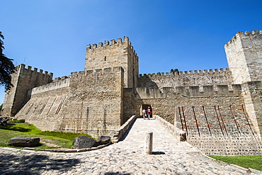 Castelo de Sao Jorge, Lisbon, Portugal, Europe